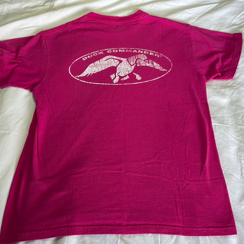 Duck Commander - Hot Pink Duck Dynasty Short Sleeve Tee / Med